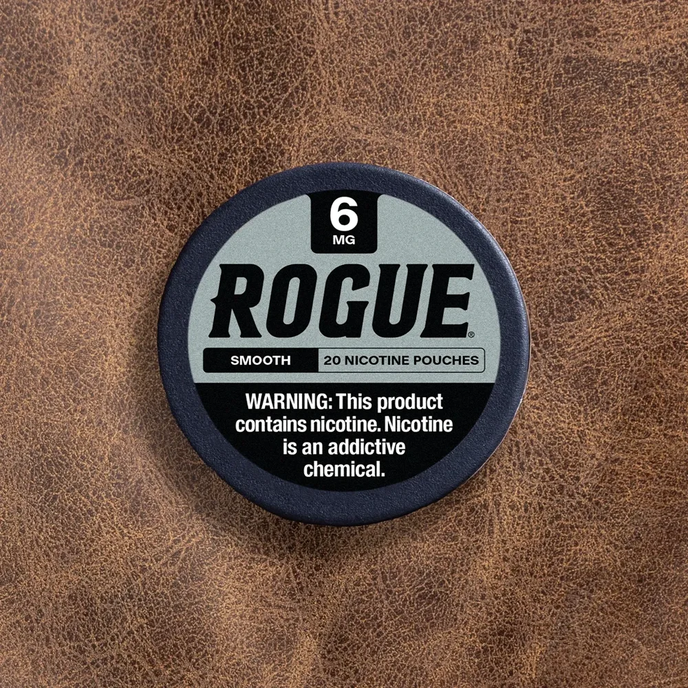do rogue pouches have tobacco Nicotine and spit Nicotine Pouches - Smooth 3MG