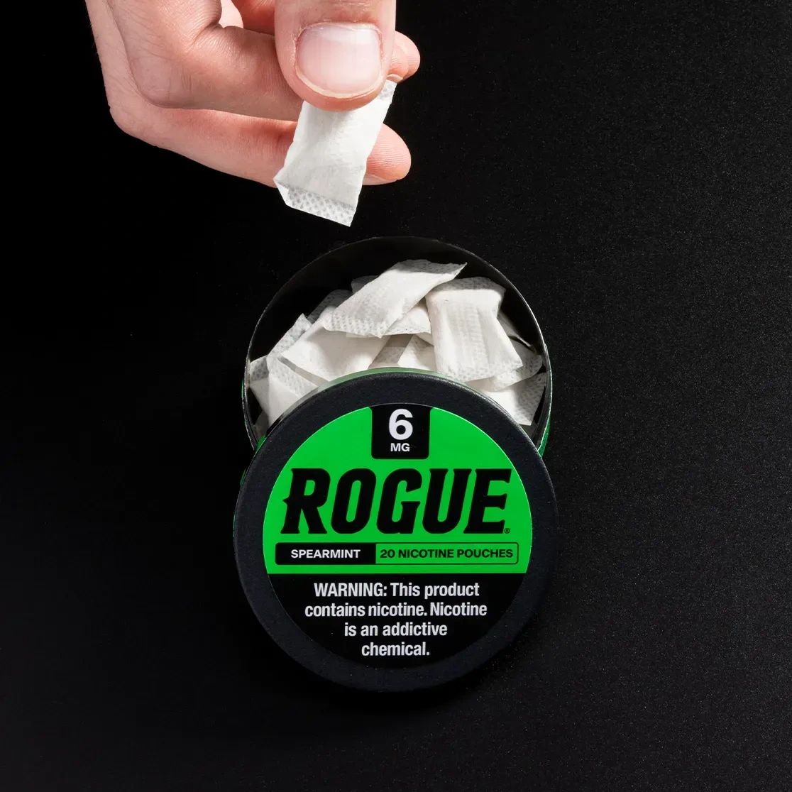 rogue tobacco pouches Rogue Nicotine Spearmint Pouches