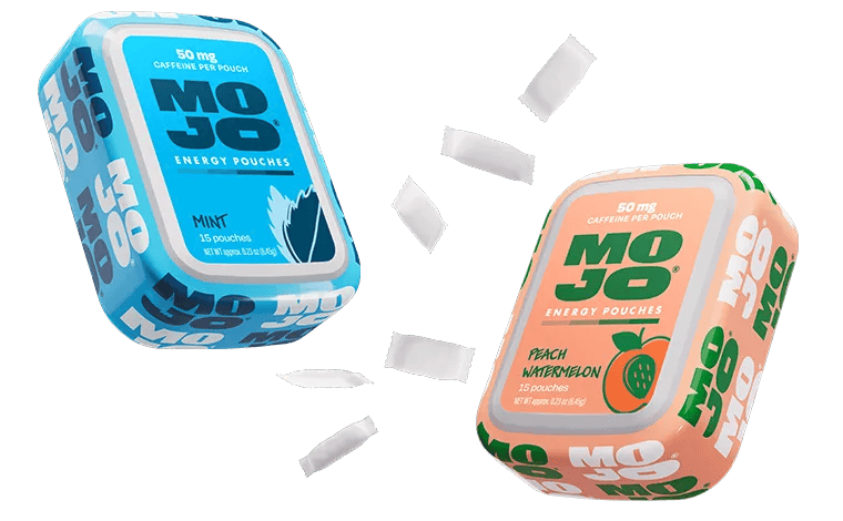 Mint Mojo and Peach Watermelon Mojo turned inwards