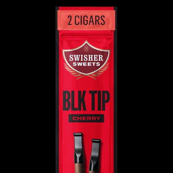 blk tobacco Swisher Sweets Cigarillos Wood Tip Smooth 10pk Box Swisher Sweets BLK Wood Tip